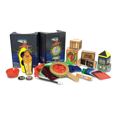 Melissa & Doug Deluxe Solid-Wood Magic Set With Classic Tricks