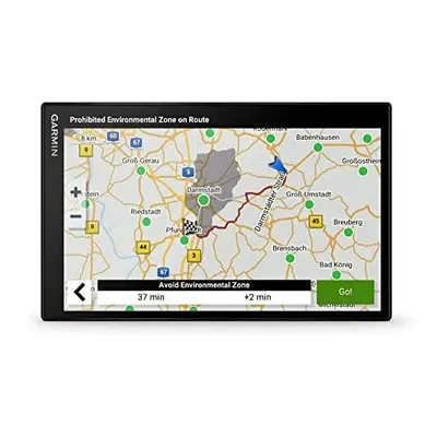 Garmin DriveSmart MT-S Inch Sat Nav with Alexa Map Updates for UK, Ireland and Full Europe, Envi