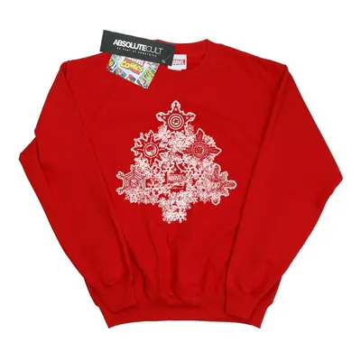 (S, Red) Marvel Mens Christmas Tree Sweatshirt