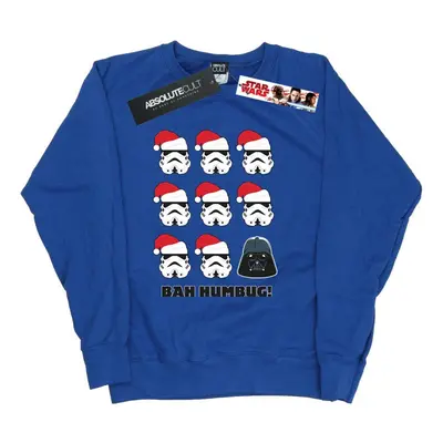 (M, Royal Blue) Star Wars Womens/Ladies Christmas Humbug Sweatshirt