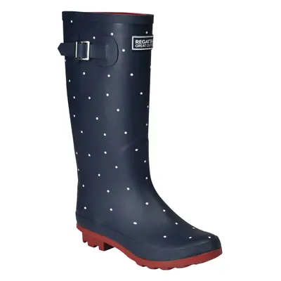 (4 UK, Navy/Tikka) Regatta Womens Fairweather II Waterproof Outdoor Wellies Wellington Boots