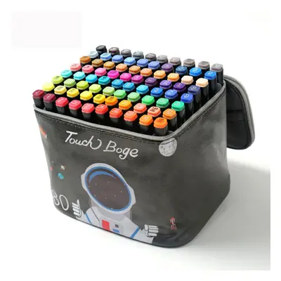 (80 Colors) Marker Pen Case Large Capacity Waterproof for Markers Organizer with Handle Zipper S