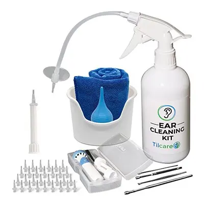 Ear Wax Vacuum Removal Tool by Tilcare - Ear Irrigation Flushing System for Adults & Kids - Perf