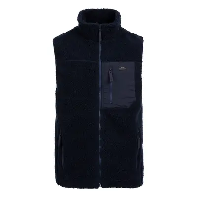 (S, Navy) Trespass Mens Fleece Gilet Bodywarmer Buckless