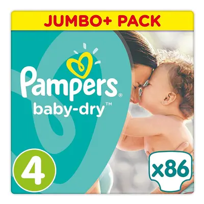 86 Pampers Baby Dry Nappies ~ Size ~ 9-14kg