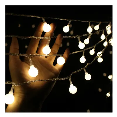 (Warm White, 220V EU Plug) 10M LED String Lights 110-220V LED Fairy Lights for Festival Christma