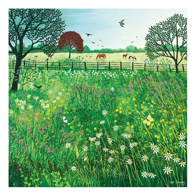 Jo Grundy (Summer Grazing) x x 4cm Canvas Print