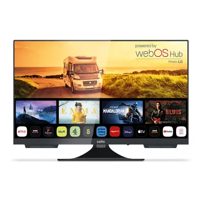 Cello 22â³ Smart WebOS Traveller 12-Volt TV with Freeview Play