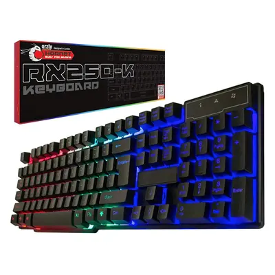 Gaming keyboard RGB USB wired Rainbow Keyboard designed for PC gamers, PS4, PS5, laptop, XBOX, N