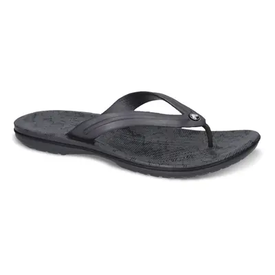 (Men US 5/Women US 7) Crocs Flip Flops Thongs Crocband Cardio Wave Flip Relaxed Fit - Graphite/B