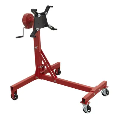 Sealey Folding Rotating Engine Stand with Geared Handle Drive 450kg Capacity ES480D