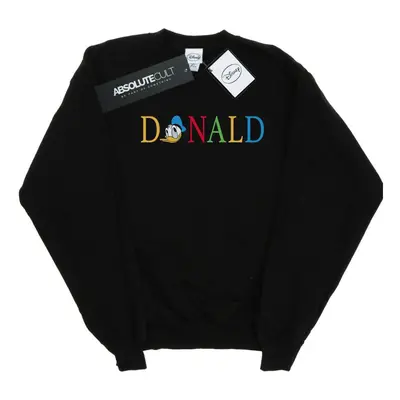 (3XL, Black) Disney Mens Donald Duck Letters Sweatshirt