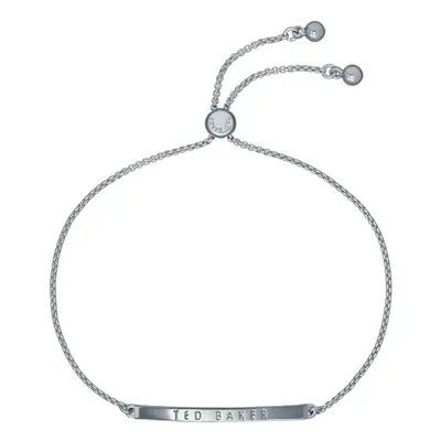 Ted Baker Breena Baker Bar Drawstring Bracelet For Women (Silver Tone)