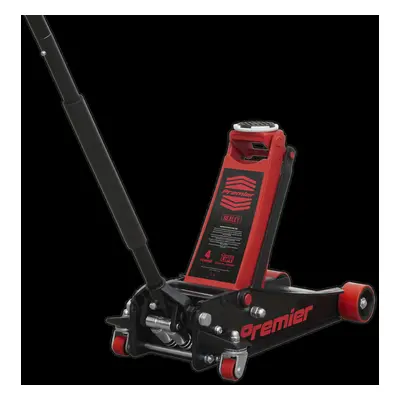 Trolley Jack Tonne Low Profile Rocket Lift Red