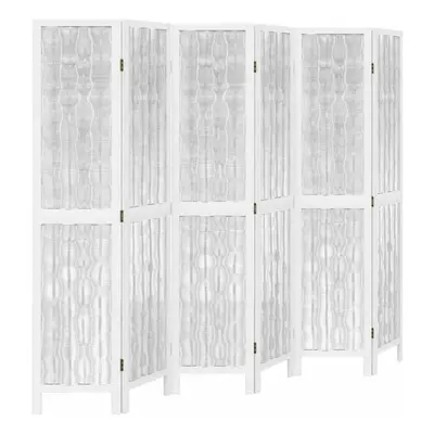 (40 x cm/ piece) vidaXL Room Divider Panels Office Privacy Screen White Solid Wood Paulownia