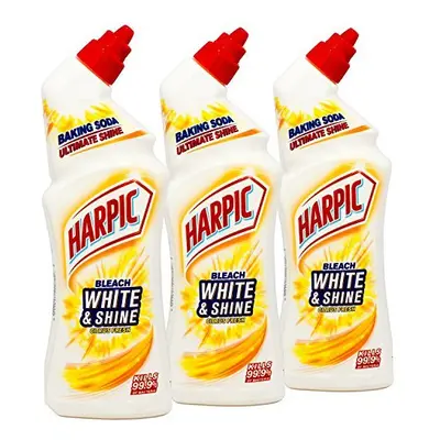 Harpic Bleach White & Shine Citrus Fresh Toilet Cleaner 750ml