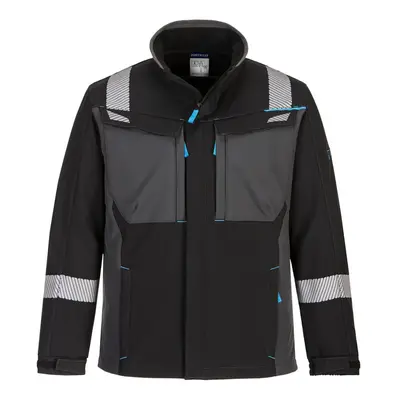 (S, Black) Portwest Mens WX3 Flame Resistant Soft Shell Jacket