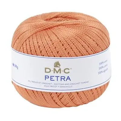 Petra Yarn, 100% Cotton, Orange (5722), Size 5, 9x9x8 cm, (993A/5-5722)