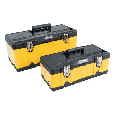 470mm & 582mm Yellow Metal Toolbox Set Piece