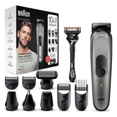 Braun Beard Trimmer and Hair Clipper Kit MGK7220