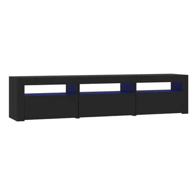 (black, x x cm) vidaXL TV Cabinet with LED Lights Media Unit TV Stand Multi Colours/Sizes