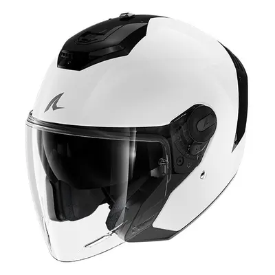 (XS) Shark RS Jet Open Face Helmet Blank White