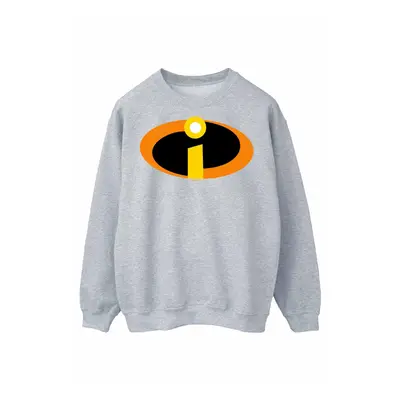 (M, Sports Grey) Disney Mens The Incredibles Costume Logo Sweatshirt