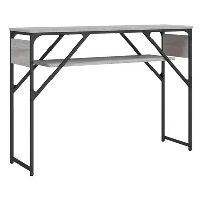 (grey sonoma, x x cm) vidaXL Console Table with Shelf Hallway Side Table End Table Engineered Wo