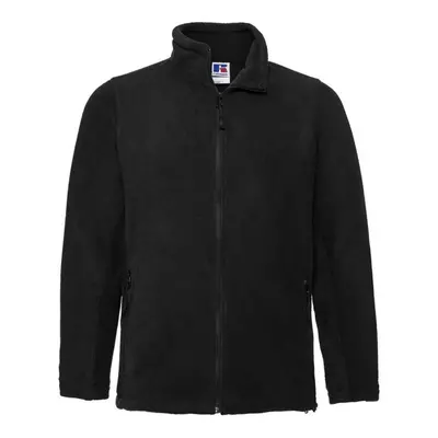 (3XL, Black) Russell Mens Outdoor Fleece Jacket