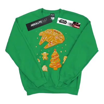 (L, Irish Green) Star Wars Womens/Ladies Gingerbread Rebels Sweatshirt