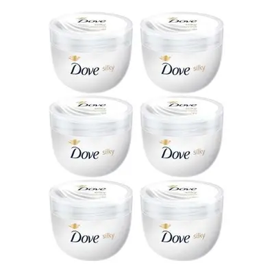 Dove Silky Nourishment Body Cream 300ml (Pack of 6)