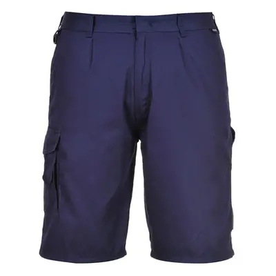 (S, Navy) Portwest Mens Cargo Shorts