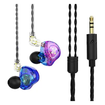 (Colorful, Without Mic) Dynamic In-Ear Earphones Monitor Noise Cancelling Sport Music Headphones