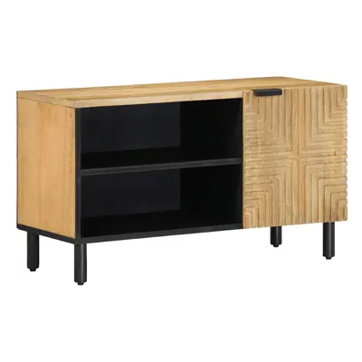 vidaXL TV Cabinet Brown 80x31.5x46 cm Solid Wood Mango TV stand TV sideboard