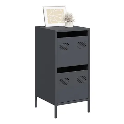 vidaXL Sideboard Anthracite 35x39x73.5 cm Cold-rolled Steel storage cabinet