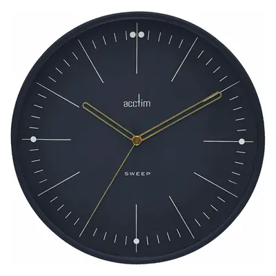 Acctim Solna Wall Clock 28cm Modern Non Ticking Silent Sweep Hand Office