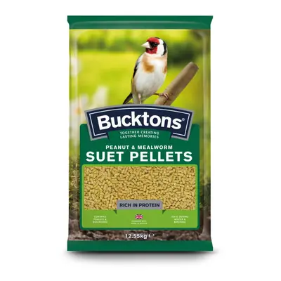 Bucktons Suet Pellets Peanut And Mealworm 12.55kg