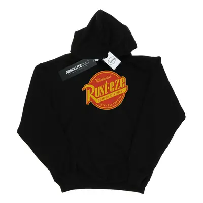 (S, Black) Disney Mens Cars Rust-Eze Logo Hoodie