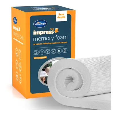 (Double) Silentnight Impress Memory Foam Mattress Topper