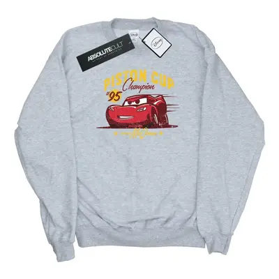 (S, Sports Grey) Disney Mens Cars Piston Cup Champion Sweatshirt