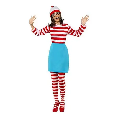 Large Ladies Where's Wally? Wenda Costume - wheres wenda costume fancy dress ladies outfit book 