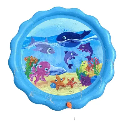 Water Spray Pad Baby Outdoor Summer Lawn Beach Sea Animals Inflatable Water Spray Kids Sprinkler