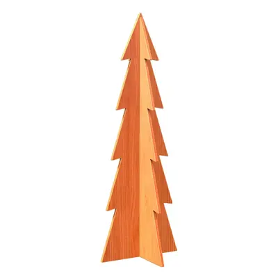 (wax brown, cm) vidaXL Wooden Christmas Tree for Decoration Xmas Tree Solid Wood Pine