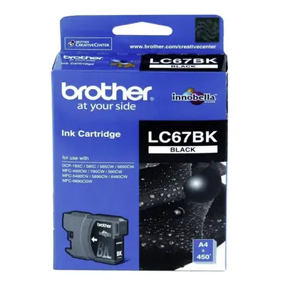 Brother LC67 Black Ink Cartridge Toner LC-67BK