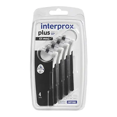 3 x Interprox Plus Interdental Brushes, Black, XX-Maxi Pack of (3 x Pack)