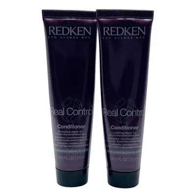 Redken Real Control Conditioner Dry & Sensitized Hair 0.82 OZ Set of