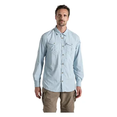 (XL, Niagara Blue) Craghoppers Mens Adventure III Nosilife Long-Sleeved Shirt