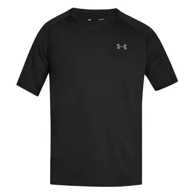 (M, Black/Light Graphite) Under Armour Mens Tech T-Shirt