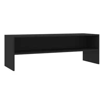 vidaXL TV Cabinet Black Engineered Wood HiFi TV Stand Sideboard Furniture