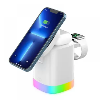 Chronus Fast Wireless Charger, 3-in-1 Fast Charging Dock, for iPhone, Apple Watch, AirPods, Sams